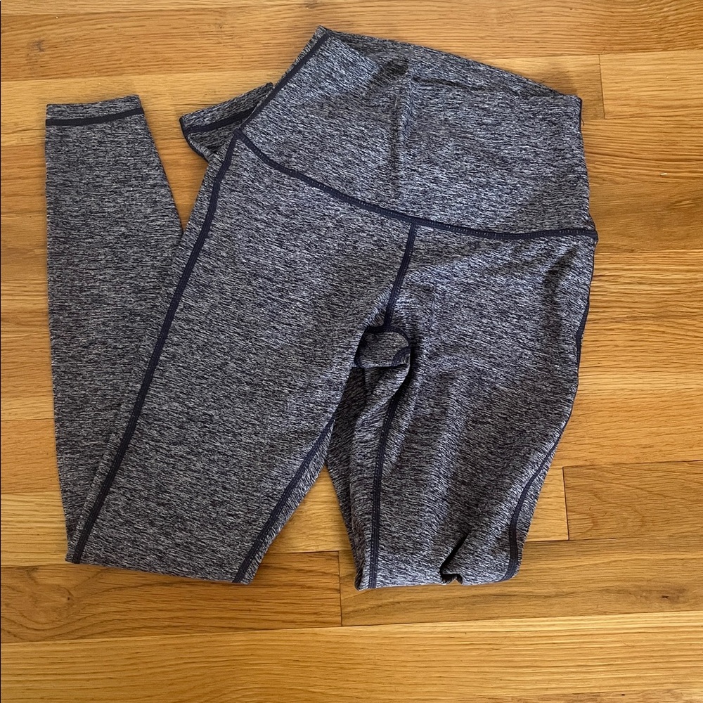 Tesla Purple Heather Gray Leggings